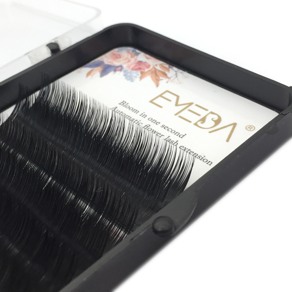 Fast Delivery One-Second Blooming Volume Eyelash Wholesale Price Blooming Eyelash Extension with Private Label YY22